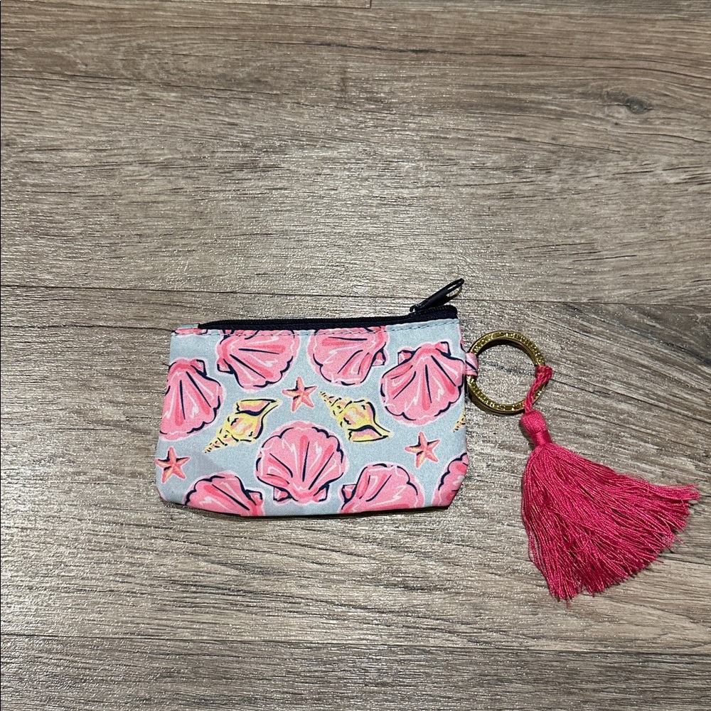 Simply Southern Pink and Gold Keychain Wallet